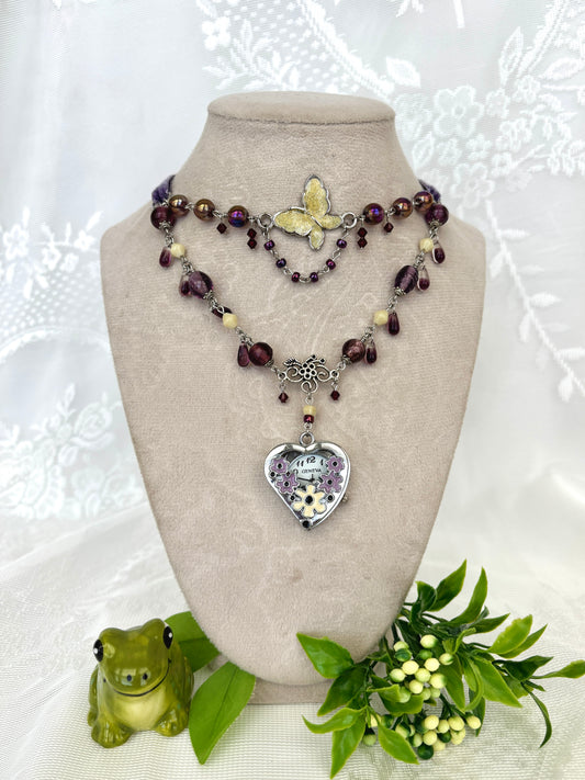 “Vio-Let Me Be” Watch Necklace