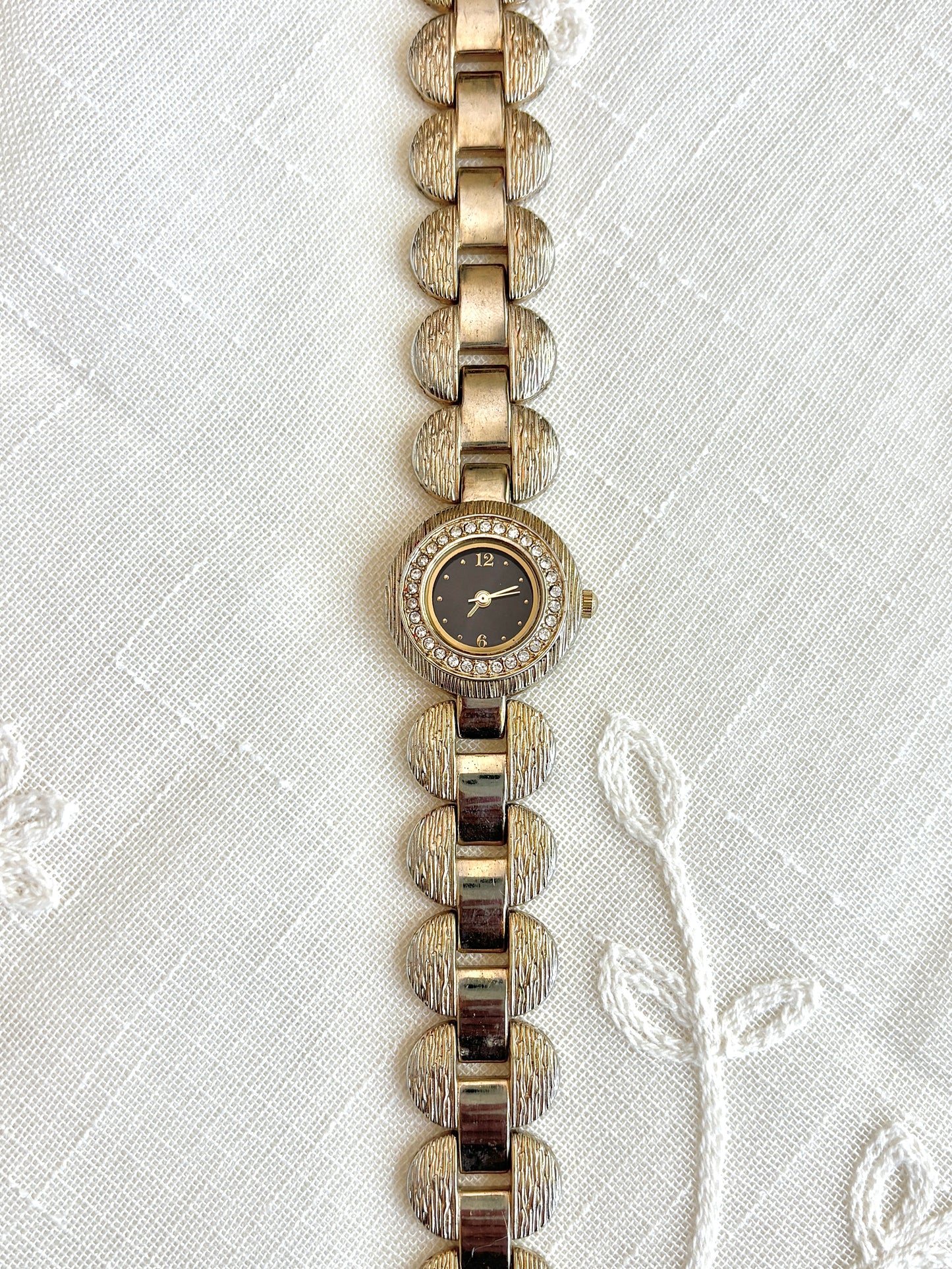 Allude Gold Tone Watch Bracelet