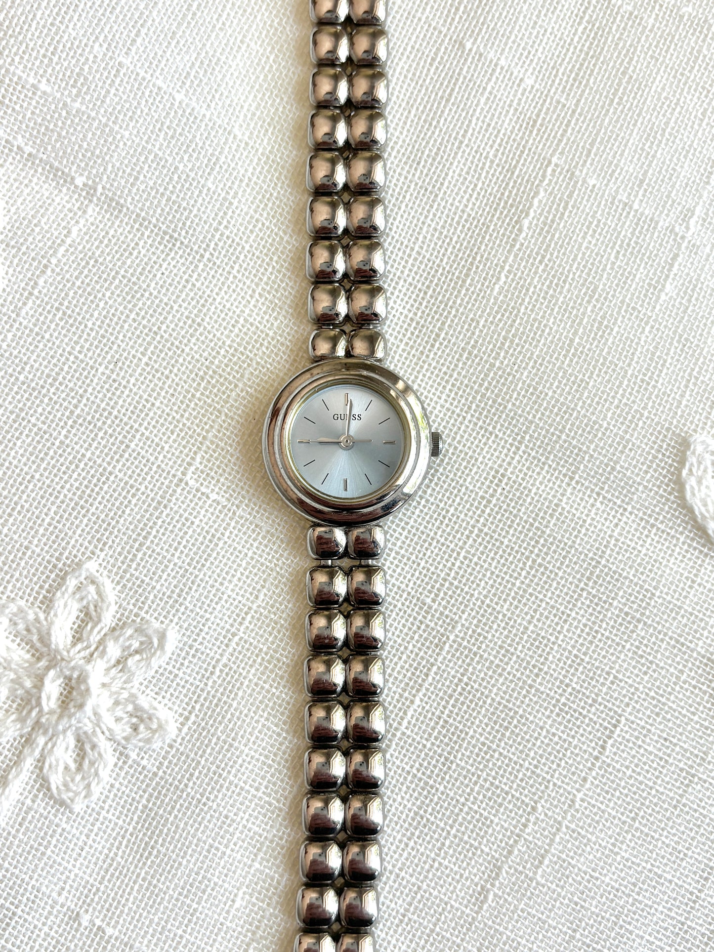 Guess Light Blue Face Watch