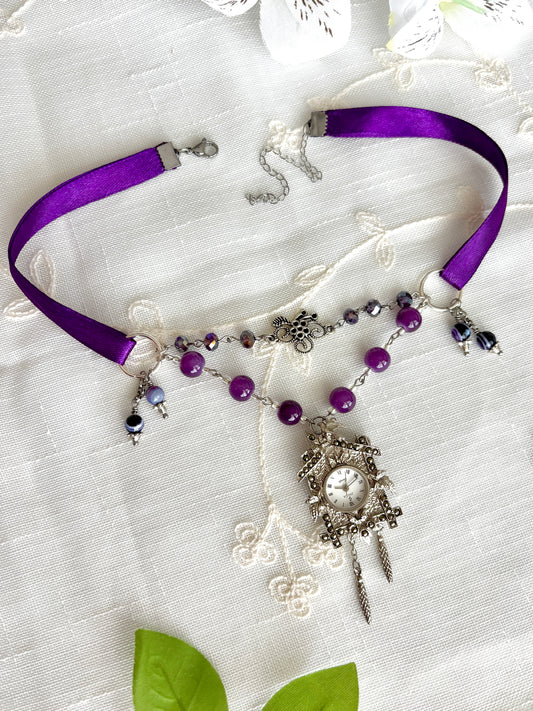 "Cuckoo About You" Watch Necklace