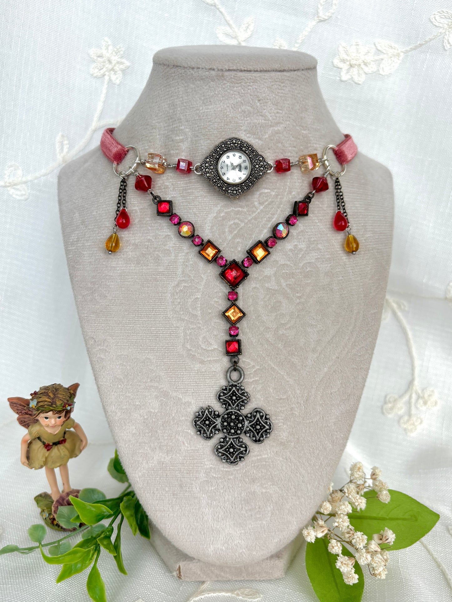 "Ichor Flow" Watch Necklace