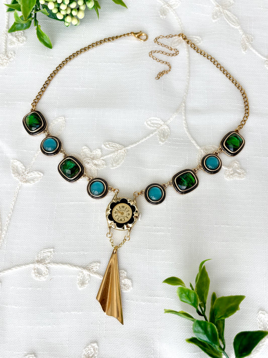 "Jewel The Day" Watch Necklace