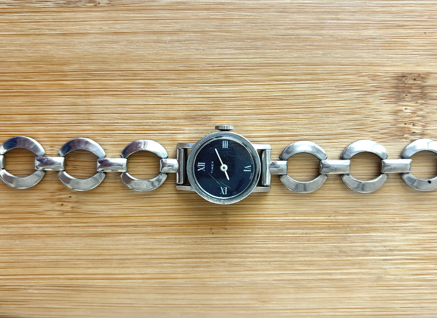 Dark Blue Face Watch Choker - Timex