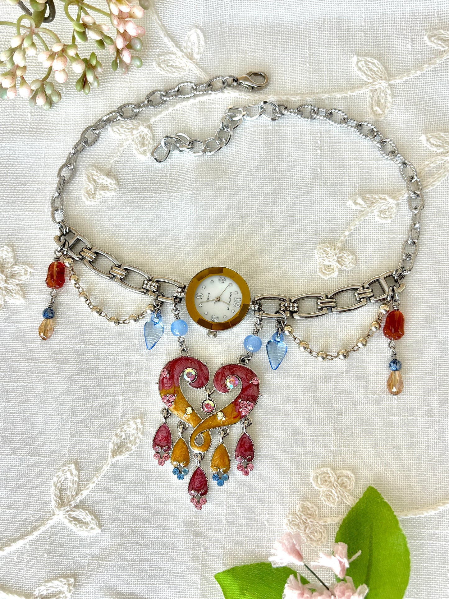 “Primary Love” Watch Necklace