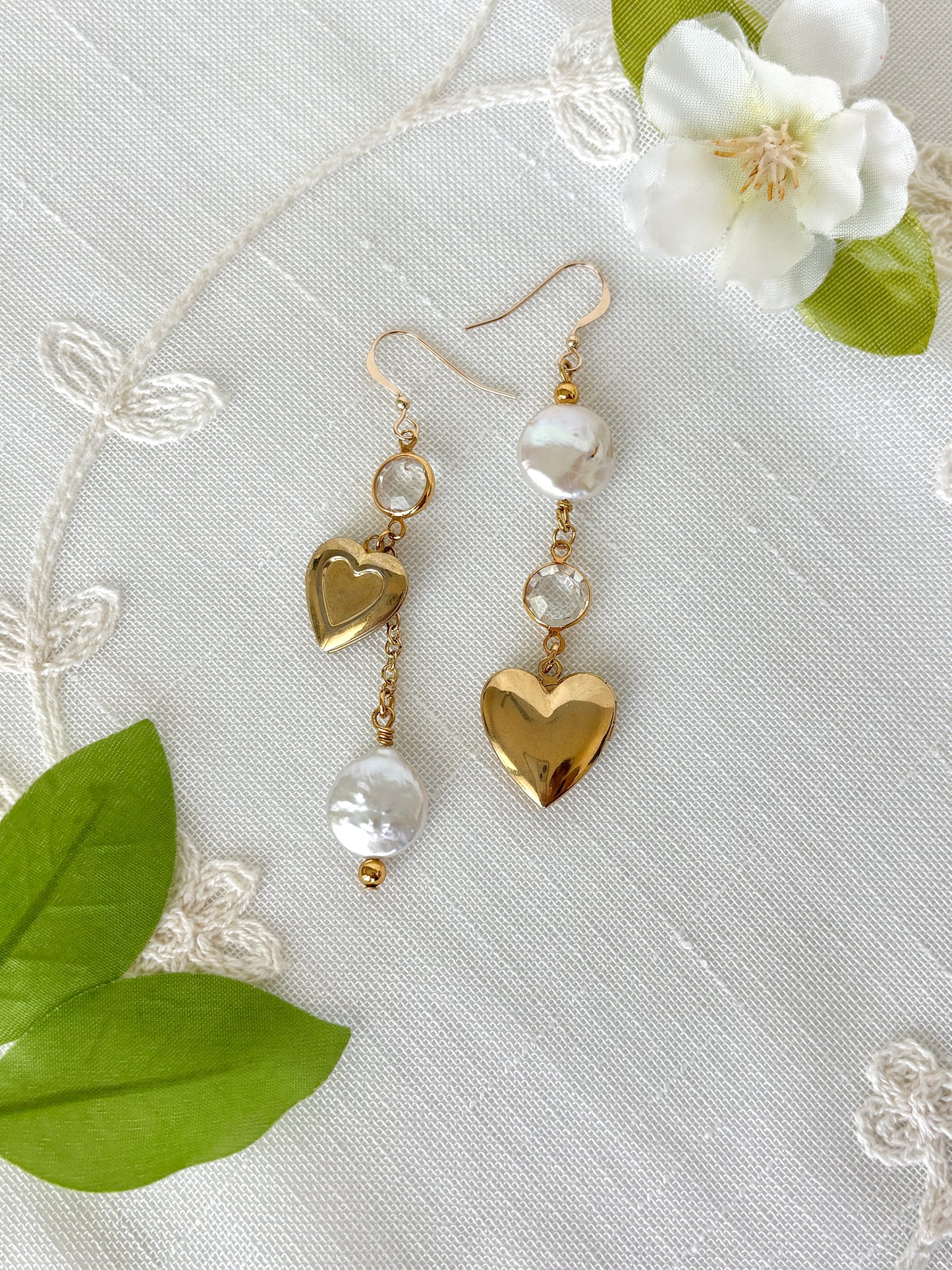 “Bits n’ Baubles” Locket Earrings