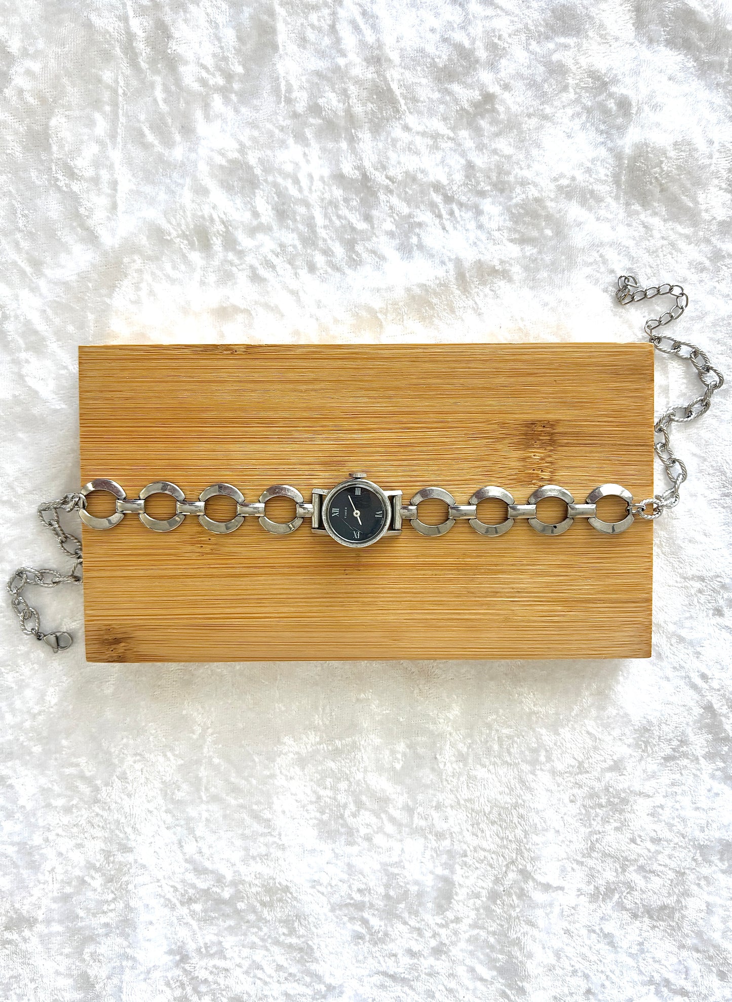 Dark Blue Face Watch Choker - Timex