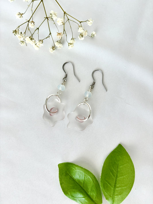 “Flower Cycle” Fidget Earrings