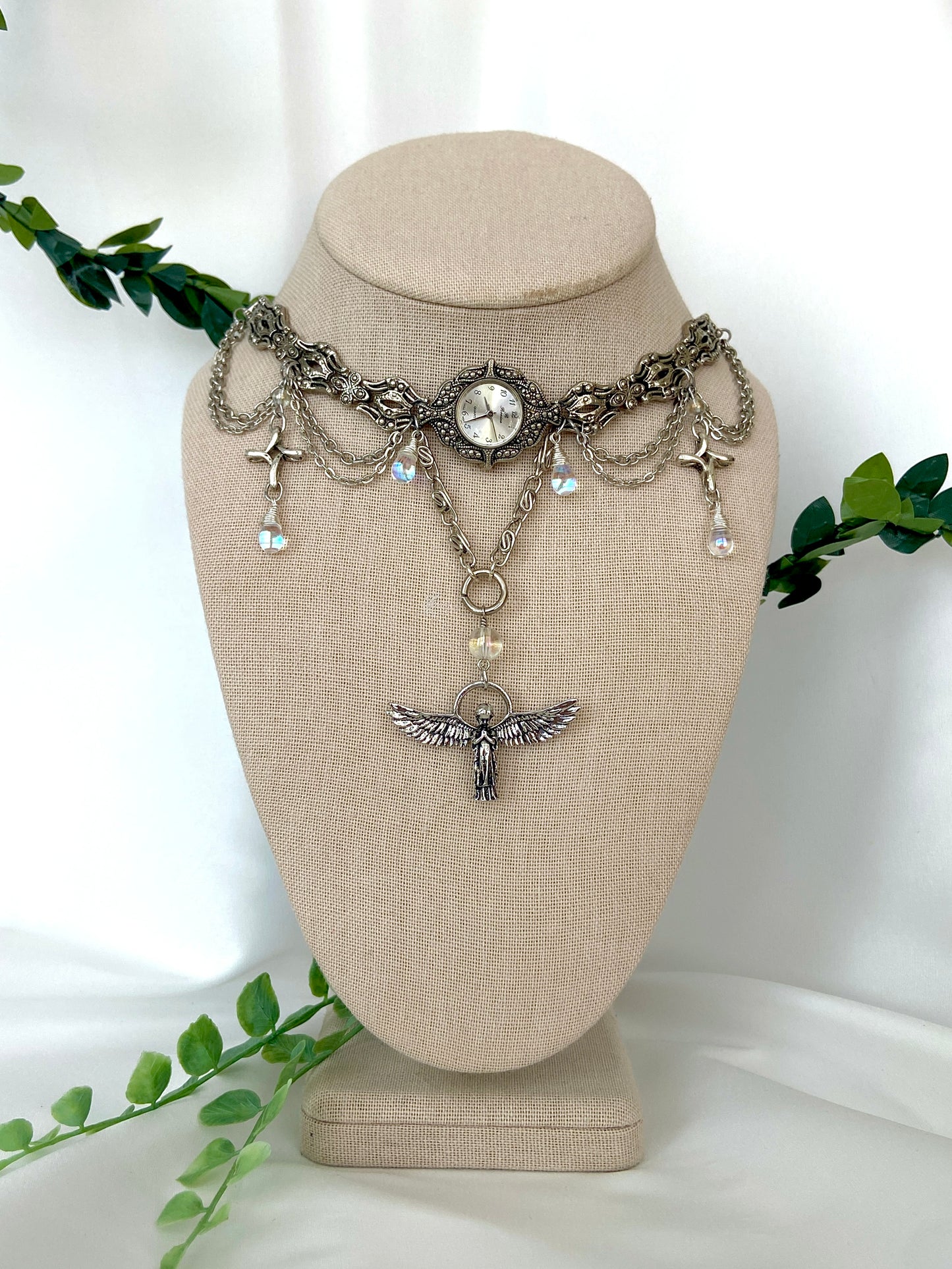 "Seraphim's Folly" Watch Necklace