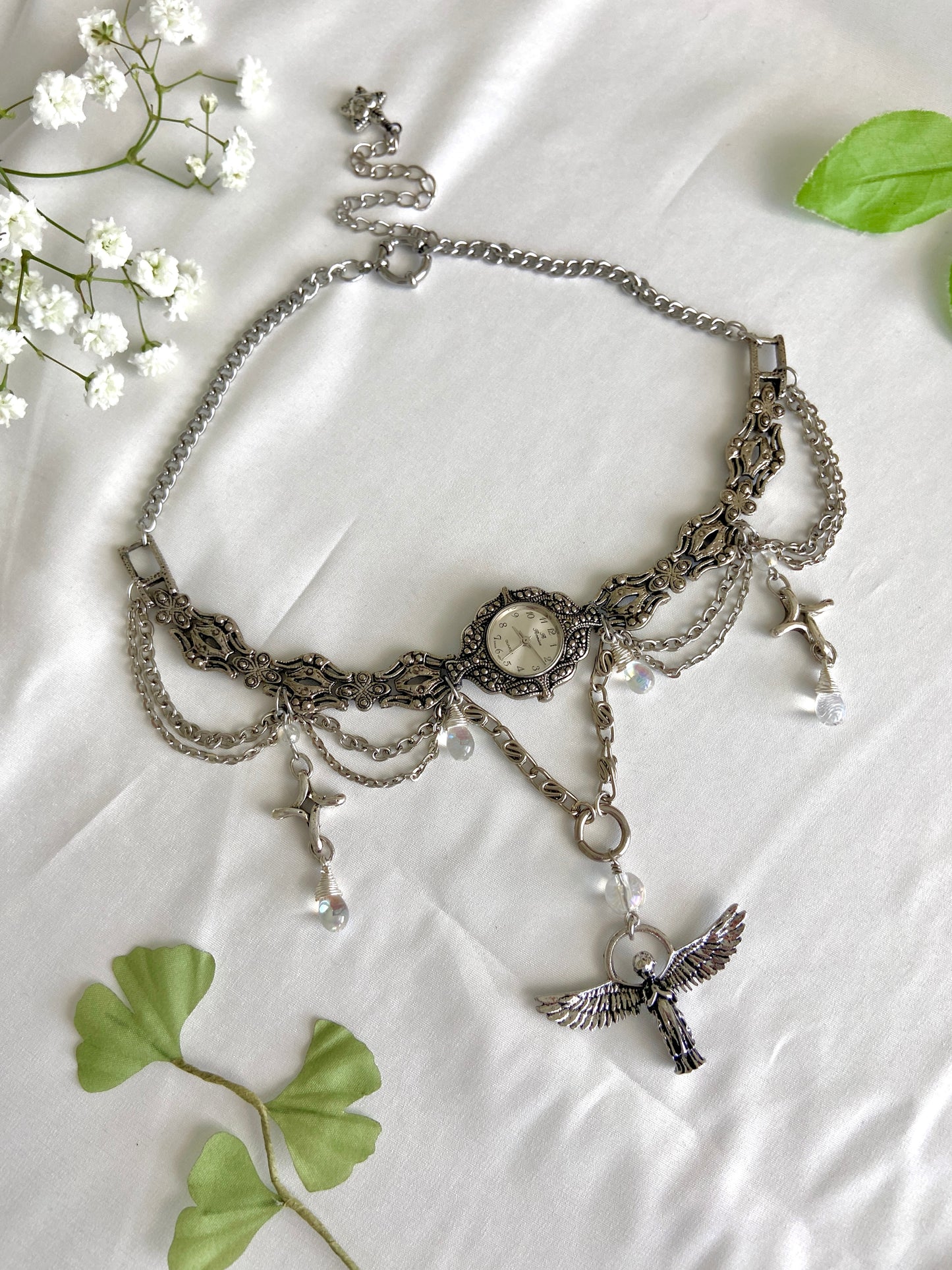 "Seraphim's Folly" Watch Necklace