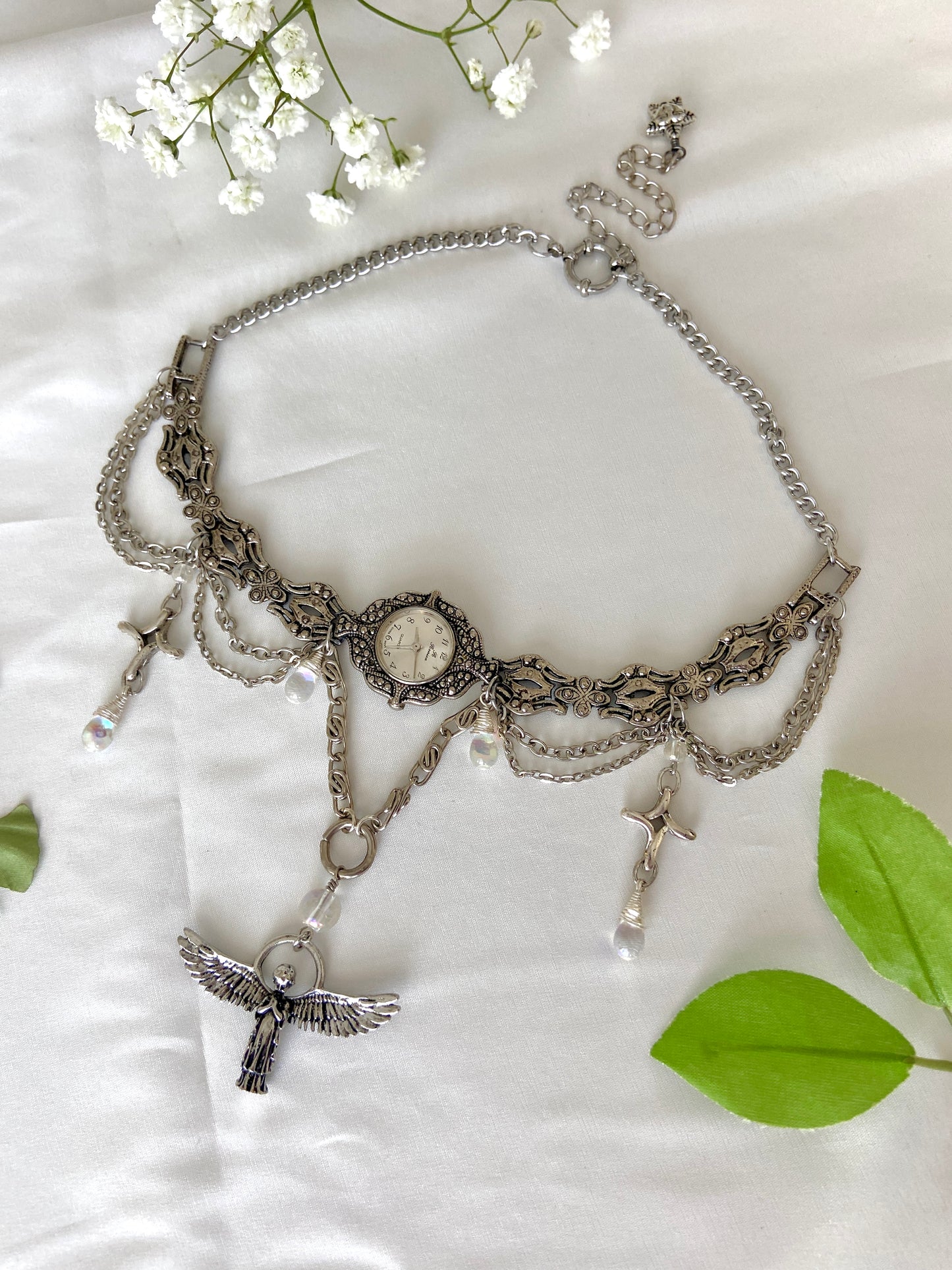 "Seraphim's Folly" Watch Necklace