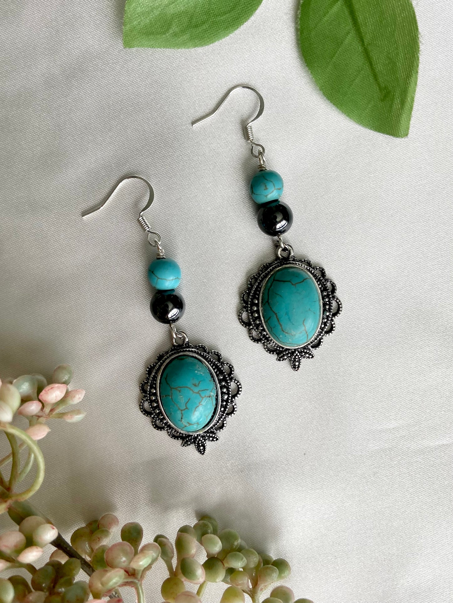 "Teal Me Your Secrets" Earrings