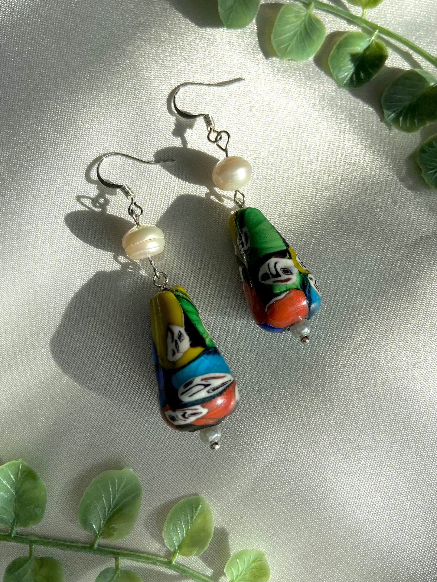 "Funky Faces" Earrings