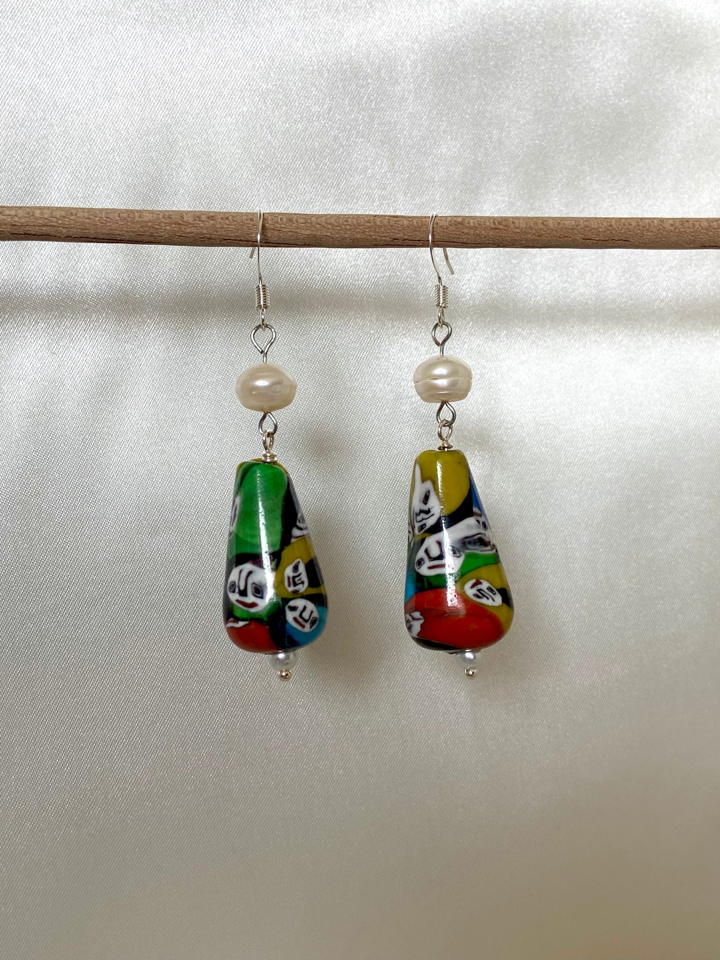 "Funky Faces" Earrings