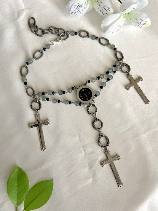 "Trinity" Watch Necklace