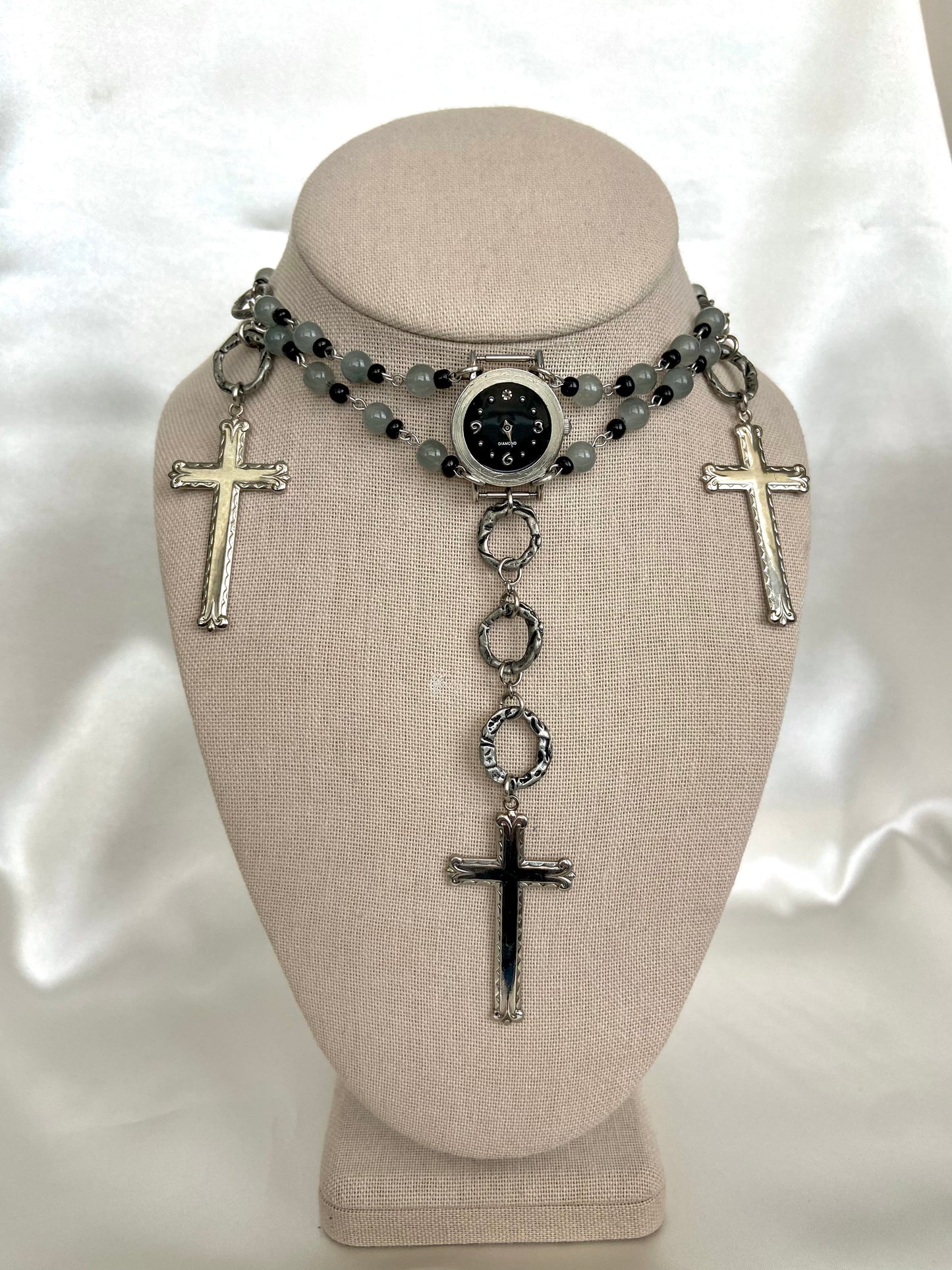 "Trinity" Watch Necklace