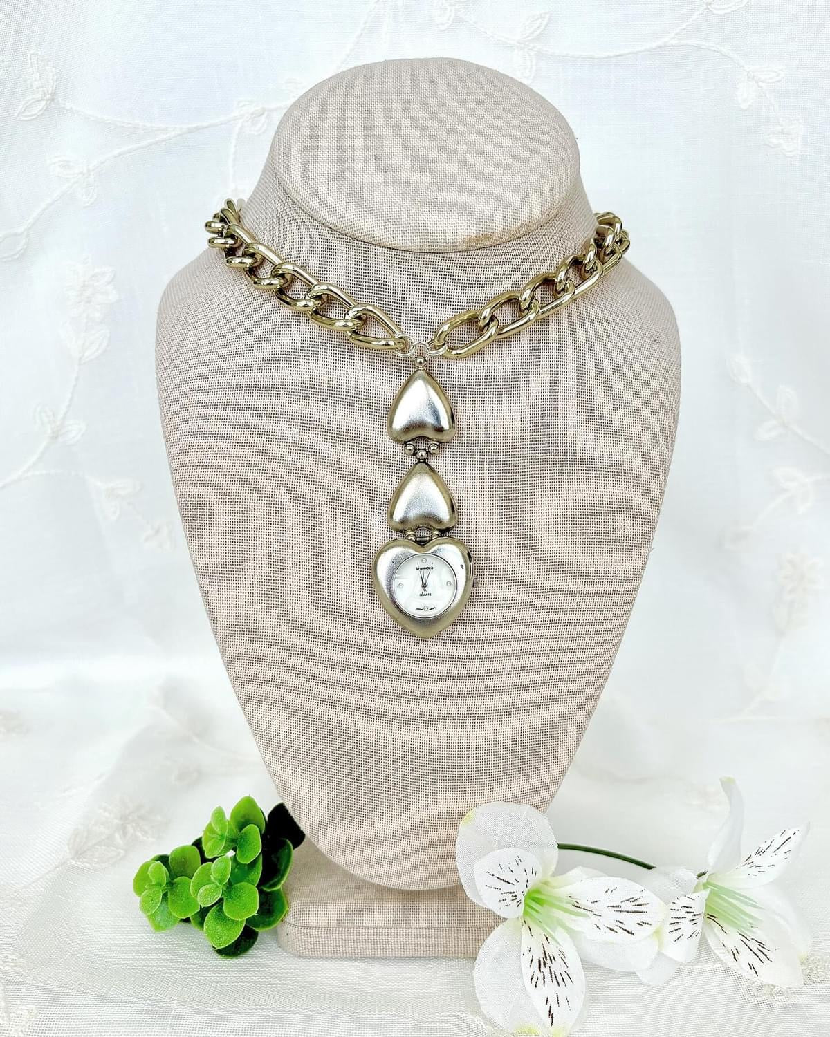 "Simply Silvern" Watch Necklace