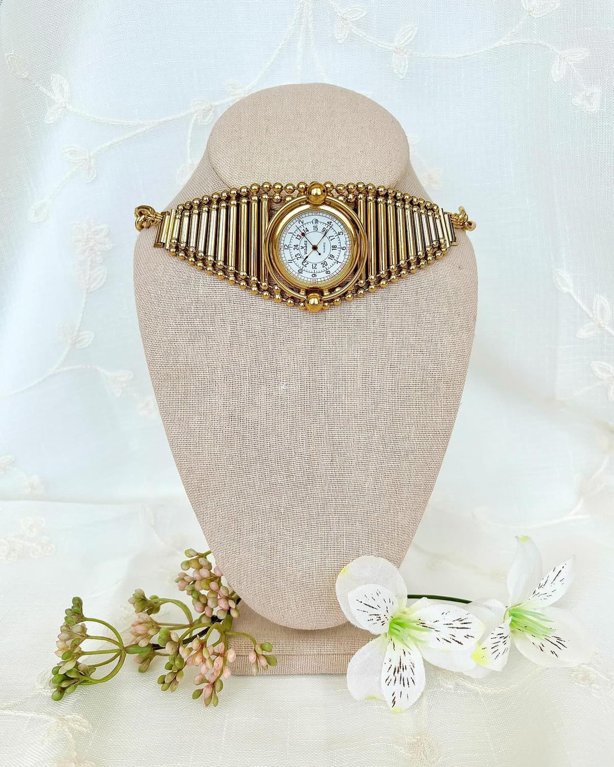 "Gated Glory" Watch Necklace