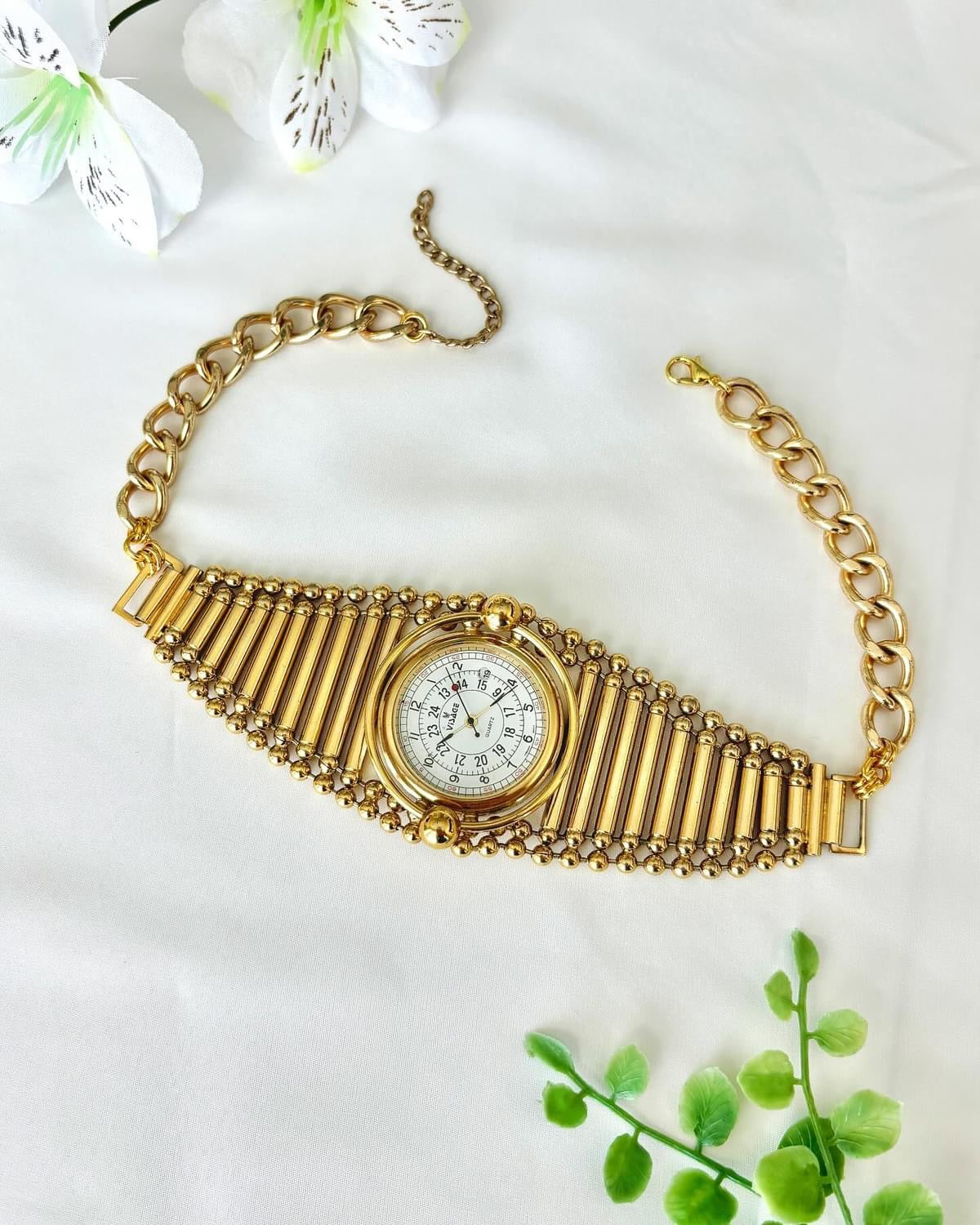 "Gated Glory" Watch Necklace