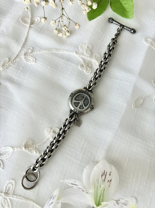 Lucky Brand Peace Chain Watch