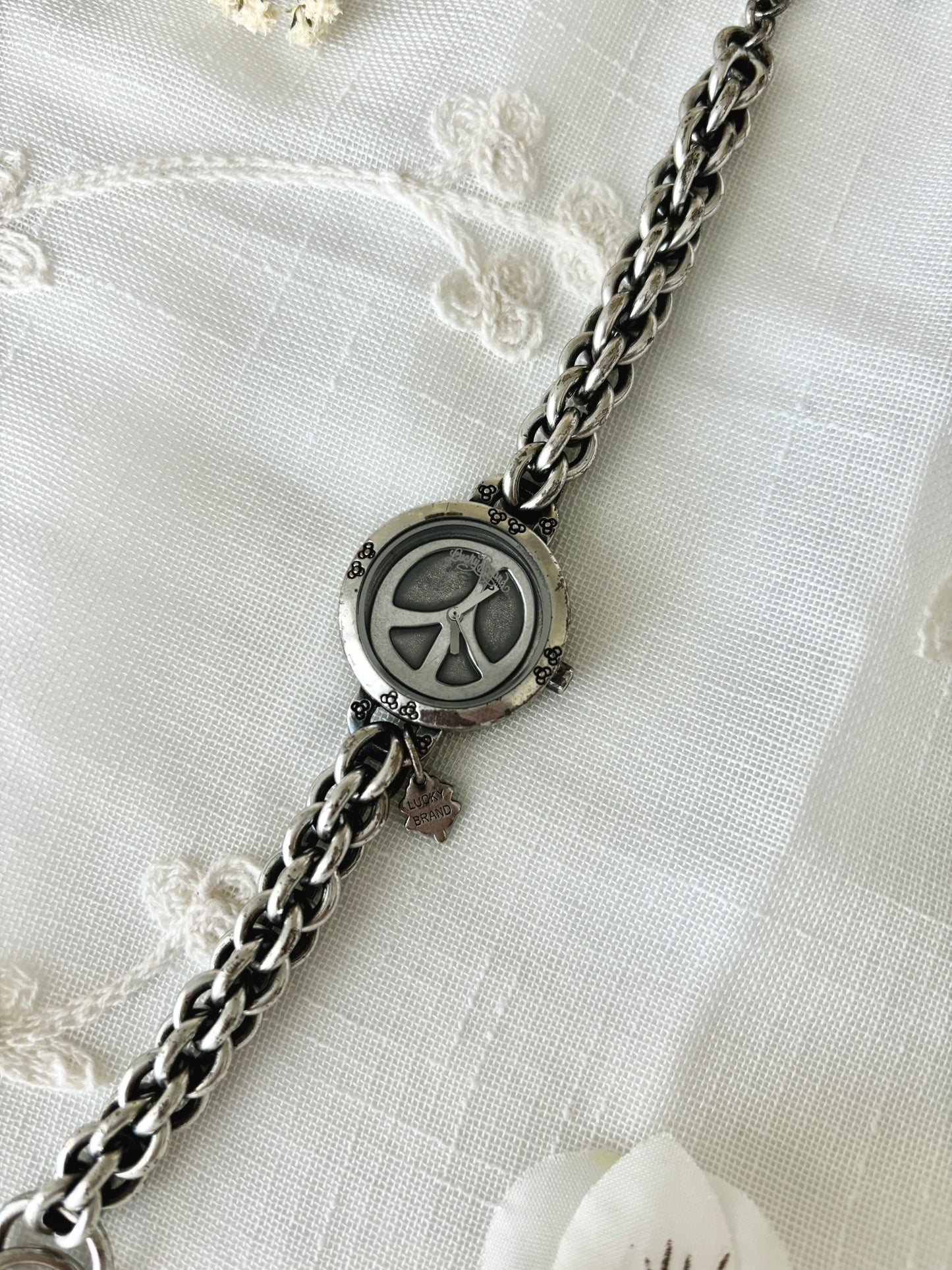 Lucky Brand Peace Chain Watch