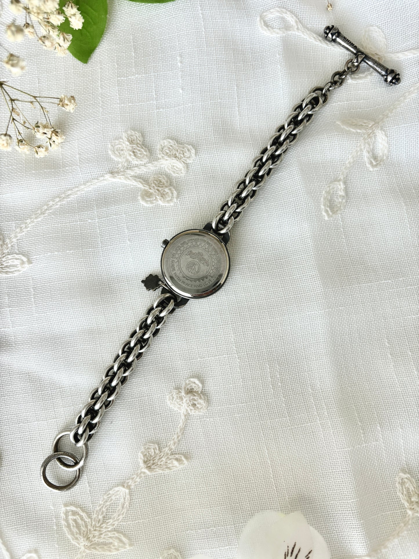 Lucky Brand Peace Chain Watch