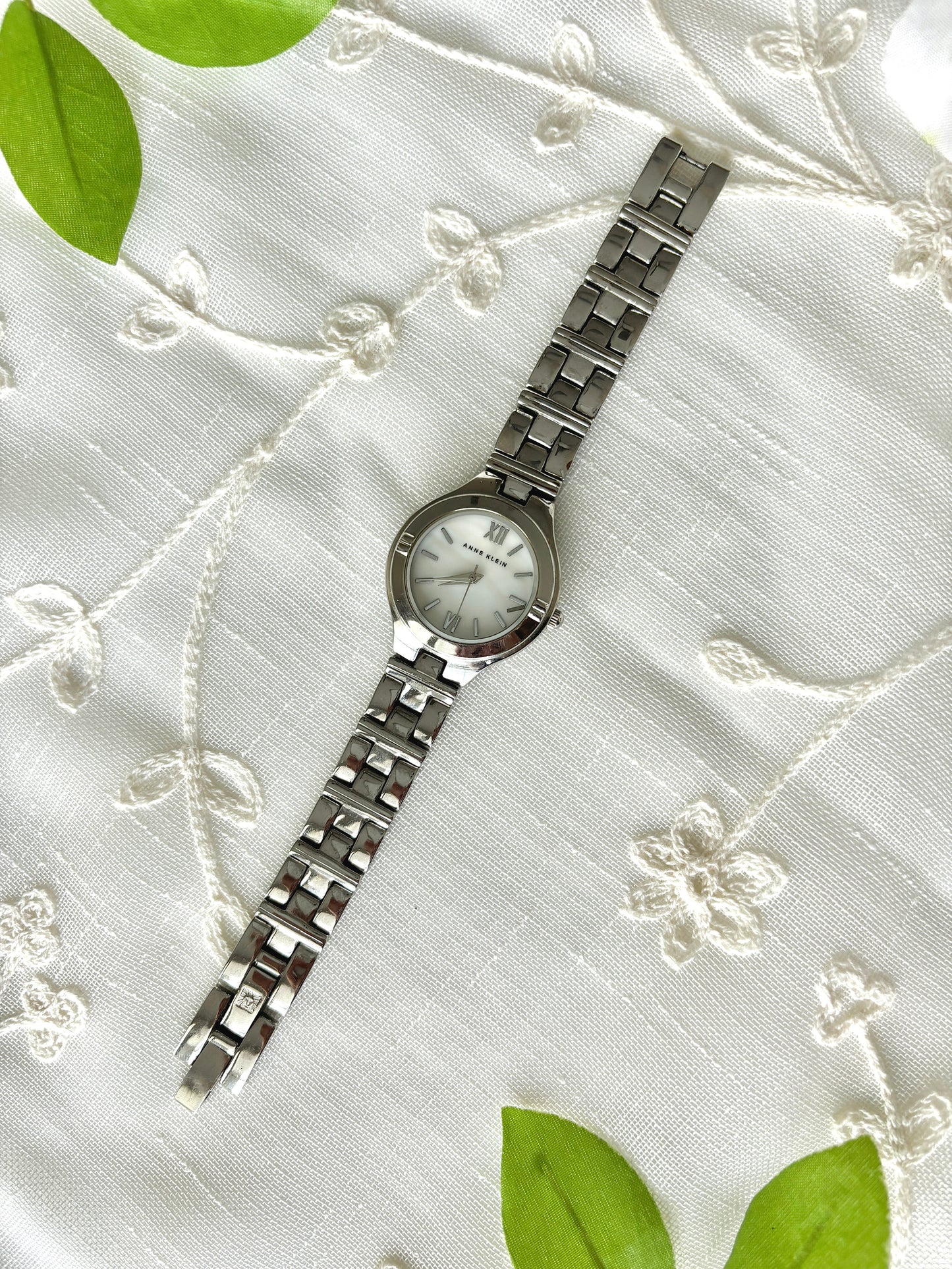 Anne Klein Classic Silver Link Watch