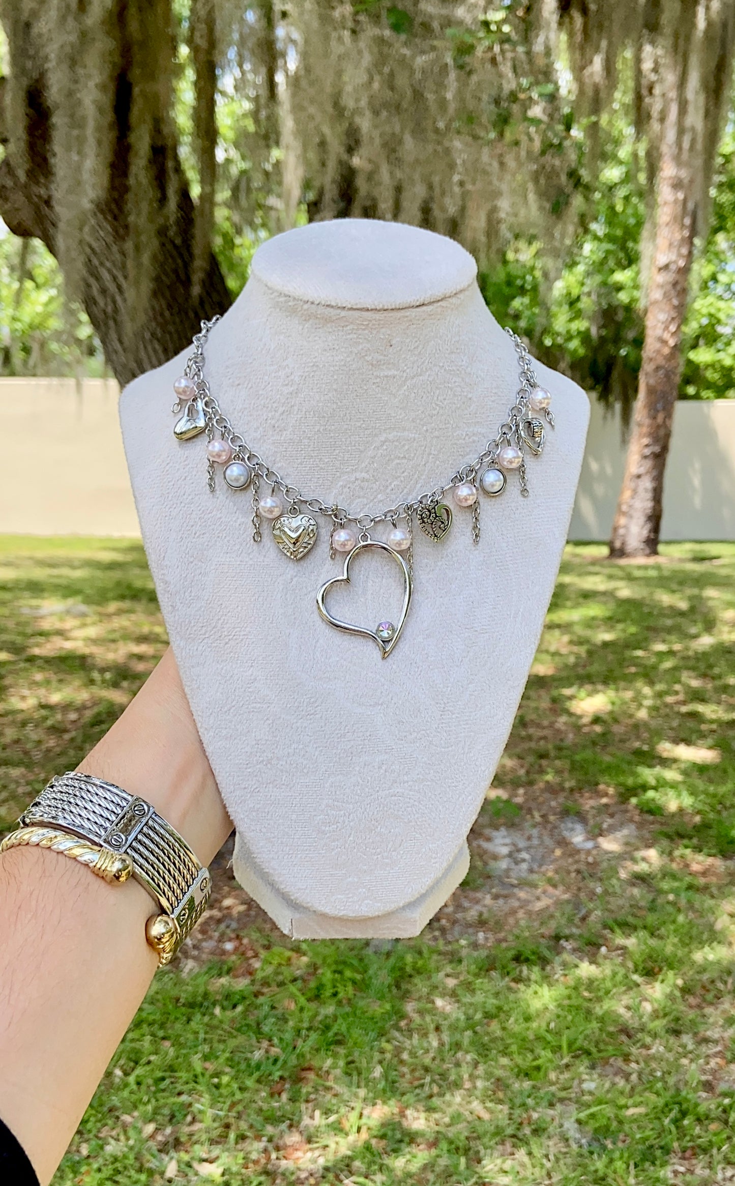 "Can't Heartly Wait" Necklace