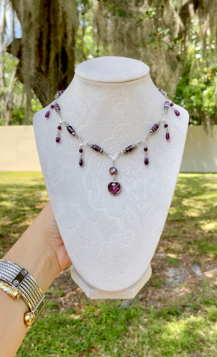 "Drops Of Lavender" Necklace